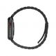 Uniq Strova Stainless Steel Band - стоманена каишка за Apple Watch 42мм, 44мм, 45мм (тъмносив) 2