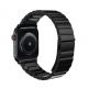 Uniq Strova Stainless Steel Band - стоманена каишка за Apple Watch 42мм, 44мм, 45мм (тъмносив) 4