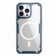 Nillkin Nature TPU Pro Magnetic Case - хибриден удароустойчив кейс с MagSafe за iPhone 13 Pro Max (син) 7