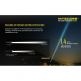 Nitecore Flashlight MH27UV, 1000 lm - тактически фенер (черен) 7