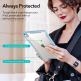 ESR Rebound Hybrid Case 360 - полиуретанов калъф с отделящ се кейс и поставка за iPad Air 5 (2022), iPad Air 4 (2020) (сив-прозрачен) 3