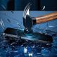 Glastify OTG Plus 2.5D Tempered Glass 2 Pack - 2 броя калени стъклени защитни покрития за iPhone SE (2022), iPhone SE (2020), iPhone 8, iPhone 7 (черен-прозрачен) (2 броя) 2