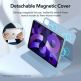 ESR Rebound Hybrid Case 360 - полиуретанов калъф с отделящ се кейс и поставка за iPad Air 5 (2022), iPad Air 4 (2020) (черен-прозрачен) 1