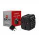 Skross World Travel Adapter MUV USB - адаптер за ел. мрежа с преходници за цял свят с 2xUSB-A изходи (черен) 1