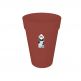 Elho Loft Urban Flower Pot 42 - голяма саксия със специален резервоар за събиране на вода (кафяв) 1