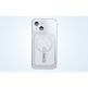 Baseus Crystal Magnetic Glass Case With a Bracket - хибриден удароустойчив кейс с MagSafe и вградена поставка за iPhone 13 (прозрачен) 9