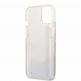 Guess Liquid Glitter Flower Case - дизайнерски кейс с висока защита за iPhone 13 mini (златист) 4