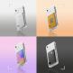 Ringke Fusion Card Case - хибриден удароустойчив кейс с джоб за кредитна карта за iPhone SE (2022), iPhone SE (2020), iPhone 8, iPhone 7 (прозрачен) 10