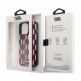 Karl Lagerfeld Monogram Plaque Case - дизайнерски кожен кейс за iPhone 13 Pro Max (черен) 4