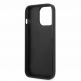 Karl Lagerfeld Monogram Plaque Case - дизайнерски кожен кейс за iPhone 13 Pro (черен) 3