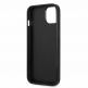 Karl Lagerfeld Monogram Plaque Case - дизайнерски кожен кейс за iPhone 13 mini (черен) 4