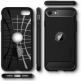 Spigen Rugged Armor Case - термополиуретанов кейс с най-висока степен на защита за iPhone SE (2022), iPhone SE (2020) (черен) 4