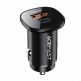 Acefast B1 Dual Car Charger 38W - зарядно за кола с USB-A и USB-C изходи с технология за бързо зареждане (черен) 1
