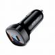 Acefast B4 Dual Car Charger 66W - зарядно за кола с USB-A и USB-C изходи с технология за бързо зареждане (черен) 5