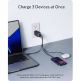 Anker 735 Nano II Wall Charger 65W  - захранване за ел. мрежа за лаптопи, смартфони и таблети с USB-A и 2xUSB-C изходи с технология за бързо зареждане (черен)  2