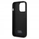 Karl Lagerfeld Monogram Ikonik Case - дизайнерски кожен кейс за iPhone 13 Pro (червен) 4