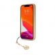 Guess 4G Charms Collection Hard Case - дизайнерски кожен кейс за iPhone 13 mini (сив) 3