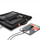 Choetech Foldable Photovoltaic Solar Panel Quick Charge PD 120W - сгъваем соларен панел зареждащ директно вашето устройство от слънцето с DC порт, двва 2xUSB-A и USB-C портове (черен) 4