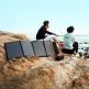 Choetech Foldable Photovoltaic Solar Panel Quick Charge PD 120W - сгъваем соларен панел зареждащ директно вашето устройство от слънцето с DC порт, двва 2xUSB-A и USB-C портове (черен) 8