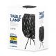 Platinet Table Rattan Lamp Capri 25W - настолна LED лампа (тъмнокафяв)  1