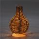 Platinet Table Rattan Lamp Male 25W - настолна LED лампа (светлокафяв)  1