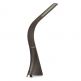 Platinet Desk Lamp Clock Calendar Display 7W - настолна LED лампа с алармен часовник и календар (кафяв) 4