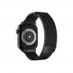 Uniq Dante Milanese Magnetic Stainless Steel Band - стоманена, неръждаема каишка за Apple Watch 42мм, 44мм, 45мм (тъмносив) 1