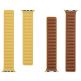 JC Design Leather Link Band - магнитна кожена каишка за Apple Watch 42мм, 44мм, 45 мм (жълт) 2