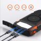 4smarts Solar Power Bank Rugged TitanPack Ultimag 20000mAh - соларна удароустойчива външна батерия с 5xUSB изхода, компас и фенер  5