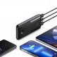 Baseus Bipow Pro Digital Display Power Bank 20W 10000 mAh (PPBD040101) - външна батерия с два USB-A и един USB-C изходи и технология за бързо зареждане (черен) 13