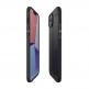 Spigen Thin Fit Case - качествен тънък матиран кейс за iPhone 14 (черен) 6