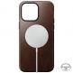 Nomad Modern Leather MagSafe Case - кожен (естествена кожа) кейс с MagSafe за iPhone 14 Pro (кафяв) 1