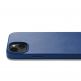 Mujjo Full Leather Case - кожен (естествена кожа) кей с MagSafe за iPhone 14 (син) 2