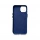 Mujjo Full Leather Case - кожен (естествена кожа) кей с MagSafe за iPhone 14 (син) 3