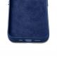 Mujjo Full Leather Case - кожен (естествена кожа) кей с MagSafe за iPhone 14 (син) 7