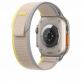 Apple Trail Loop M/L - оригинална текстилна каишка за Apple Watch Ultra 49мм (жълт-бежов) 3