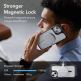 ESR Air Armor HaloLock MagSafe Case - хибриден удароустойчив кейс с MagSafe за iPhone 14, iPhone 13 (черен-прозрачен) 6