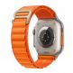Apple Alpine Loop Medium - оригинална текстилна каишка за Apple Watch Ultra 49мм (оранжев) 3
