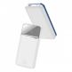 Baseus Magnetic Wireless Quick Charging Power Bank 10000 mAh (PPMT-02) - преносима външна батерия с USB-C порт, USB-A изход и безжично зареждане с MagSafe (бял) 2