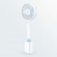 Usams Portable Rotate And Handheld Fan - преносим мини вентилатор с презареждаема батерия (син) 3