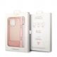 Guess Camera Outline Case with Strap - дизайнерски кейс с висока защита и с връзка за iPhone 14 Pro (розов) 5