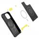 Spigen Rugged Armor MagFit MagSafe Case - хибриден кейс с висока степен на защита с MagSafe за iPhone 14 Pro Max (черен-мат)  2