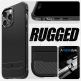 Spigen Rugged Armor MagFit MagSafe Case - хибриден кейс с висока степен на защита с MagSafe за iPhone 14 Pro Max (черен-мат)  13