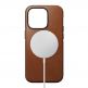 Nomad Modern Leather MagSafe Case - кожен (естествена кожа) кейс с MagSafe за iPhone 14 Plus (кафяв) 1
