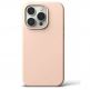 Ringke Soft Silicone Case - силиконов (TPU) калъф за iPhone 14 Pro Max (розов) 1