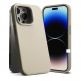 Ringke Soft Silicone Case - силиконов (TPU) калъф за iPhone 14 Pro (бежов) 1