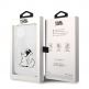Karl Lagerfeld Choupette Eat Case - дизайнерски кейс с висока защита за iPhone 14 (прозрачен) 5