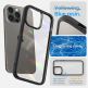 Spigen Ultra Hybrid Case - хибриден кейс с висока степен на защита за iPhone 14 Pro Max (черен-прозрачен) 9