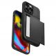 Spigen Slim Armor CS Case - хибриден кейс с отделение за кр. карти и най-висока степен на защита за iPhone 14 Pro Max (черен) 7