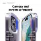 Elago Glide Case - удароустойчив силиконов (TPU) калъф за iPhone 14 Pro Max (прозрачен-лилав) 1